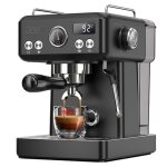 Machine  caf expresso semi - automatique hibrew h10a pression de 19 bars mousseur  lait temprature ...