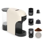 Machine � caf� multi - capsules 4 - en - 1 - livoo - dod217c - 1400 w - 7 niveaux dintensit� du caf� ...
