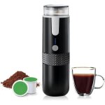 Machine � caf� portable - autrement - ferreux 02 - 2 en 1 (k - cups & moulu) - pompe manuelle - batterie ...