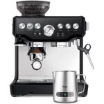 Sage the barista express - machine � espresso semi - automatique avec moulin et mousseur - truffe noire ...