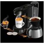 Machine � caf� - senseo - switch hd6594 / 60 - thermos inox - triplebrew - 7 tasses