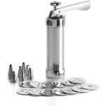 Machine � churros - aluminium - 200 ml - 8 douilles - 13 disques