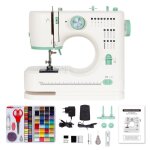 Machine � coudre �lectrique machine � coudre d�butant avec 16 programmes de couture double aiguille et ...