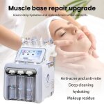 Machine  dermabrasion faciale 6 en 1 la peau hydro dermabrasion aqua nettoyage en profondeur appareil ...