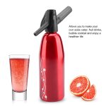 Machine à eau gazeuse maison manuelle pour jus de fruits gazéifiés à faire soi - même bouteille rouge ... Machine à eau gazeuse maison manuelle pour jus de fruits gazéifiés à faire soi - même bouteille rouge ...