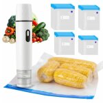 Machine � emballer sous vide pratique petite tailleavec 20 sacs sous vide aspiration puissante60 kpaportableco ...