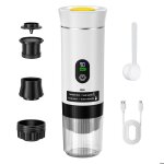 Machine  expresso portable3 - en - 1 cafetire  capsules et moulu avec batteriecompatible dosettes ...