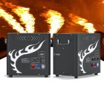 Machine  flamme 300w tri - uking ttes allumage par impulsion contrle dmx - parfaite pour concert fte ...