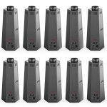 Machine  flamme - jajaluya dj effets de scne - dmx effet de flamme 200w pour concerts ftes - pack ...