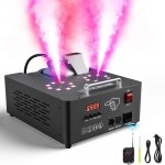 Machine  fume 2000w - jajaluya fog dj avec 16 led rvb pour scne de concert nol