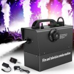 Machine à fumée 400w rechargeable jajaluya - pour dj concert soirée disco noël Machine à fumée 400w rechargeable jajaluya - pour dj concert soirée disco noël