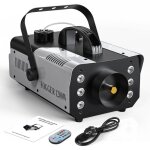 Machine  fume - uking 1200w fog avec 6 led rvb et tlcommande