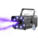 Machine  fume - uking 700w fog avec 8 led rvb et tlcommande