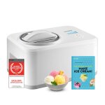 Machine à glace 15 l compresseur récipient amovible en acier inoxydable livret de recettes crème glacée ... Machine à glace 15 l compresseur récipient amovible en acier inoxydable livret de recettes crème glacée ...