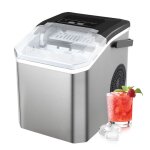 Machine � gla�ons �lectrique portable 2 tailles de gla�ons glace rapide en 6 mins auto - nettoyage silencieux ...