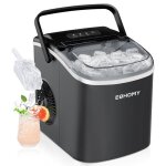 Machine � gla�ons 1. 2l euhomy 9 cubes en 6 min 12kg / 24hauto - nettoyante�cran tactile � led noir