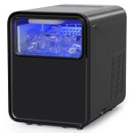 Machine � gla�ons - qexreed - 1. 5l - 16kg max / 24h - autonettoyante - 2 tailles - 9 cubes / 6min - ...