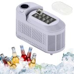 Machine a glaçons pas cher de voyage 500ml ? fabrication rapide 10min double alimentation 220v / 12v ... Machine a glaçons pas cher de voyage 500ml ? fabrication rapide 10min double alimentation 220v / 12v ...