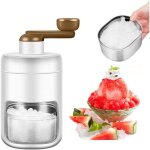 Machine � granita - broyeur � glace - machine � glace pil�e - manuelle - blanche