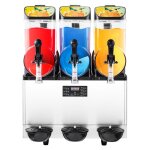 Machine  granit - duoku - avec 3 rservoirs de 15 l - appareil en acier inoxydable pour boissons glaces ...