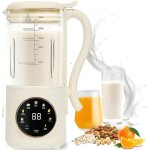 Machine � lait de soja 1400ml automatique blender chauffant multifonction 16 lames en acier nettoyage ...