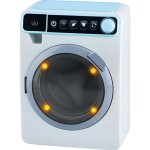 Machine a laver enfant sons et lumiere - jouet lave linge 4 programmes, tiroir lessive, tambour rotatif ...