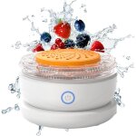 Lave - fruits et lgumes - sans fil - portable - nettoyage en profondeur - batterie 3600 mah - blanc