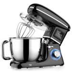 A machine  pain 1500 w 40 x 247 x 28 cm avec affichage numrique 6 rglages vitesse capacit 62 l ptrin ...