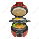 Machine  pain - lunavo - rouge - 600w - omelette