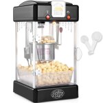 Machine  pop corn 300 w - vevor - avec porte en pp 2 cuillres et 1 plateau style cinma pour fte magasin ...