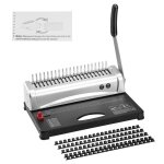 Machine  relier  peigne - duoku - relieuse  21 trous - capacit de 450 feuilles - pour format lettre ...