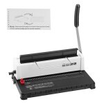 Machine � relier en spirale - duoku - machine � relier manuelle - perforatrice � 34 trous pour 120 feuilles ...