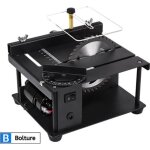 Machine de scie � table � boulons pour le bois - table de scie avec base - scie circulaire de table