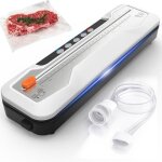 Machine sous vide pour aliments 108 w 85 kpa avec 15 sacs fracheur coupe - aliments intgr convient aux ...