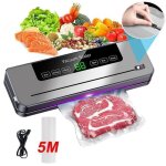 Machine sous vide avec coupeur int�gr� 6 modes appareil mise sous vide alimentaire avec sac alimentaire ...