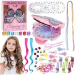 Machine  strass pour cheveux kit glam styling avec 180 gemmes dcoratives multicolores bijoux cheveux ...