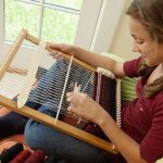 Machine tisser la main tricote la main en bois tiss costume bricolage kit de mtier tisser en bois multi ...