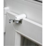 Madecostore lot de 2 de fixations  serrer pour store vnitien alu 25mm - v10 blanc