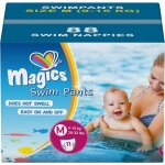 Magics couches culotte de bain m (9 - 15 kg) - 88x swim pants - 8 paquets de 11 couche jetables pour ...