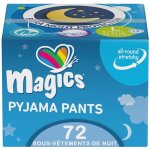 Magics night pants - 72x couches culotte de nuit absorbants - enfants 8 - 15 ans taille l (27 - 57 kg) ...