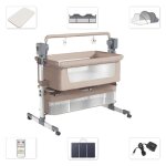 Magic zc - lectrique berceau cododo - lecteur bluetooth et berceuse prdfinie lit voyage bb lit bebe ...