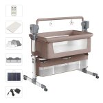 Magic zc - lectrique lit parapluie bebe - berceau cododo support pliant en alliage daluminium charge ...