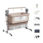 Magic zc - lit bebe berceau lectrique - lit cododo multifonctionnel bluetooth avec musique balanoire ...