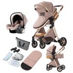 Magic zc poussette combines 3 en 1 poussette pliage automatique poussette de luxe cosy voyage systme ...