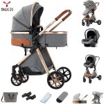 Magic zc - poussette combines bebe 3 en 1 poussette canne haute qualit - siges auto nacelle acec grand ...