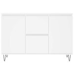 Promotion mai * buffet bahut - armoire de rangement - blanc 104x35x70 cm eu3753827204