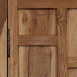 Promotion mai * buffet bahut - armoire de rangement - bois dacacia solide 60x35x76 cm marron eu4338246135 ...