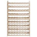 Promotion mai * casier � vin - range - bouteilles - 725x25x1115 cm bois de pin massif eu102824007561