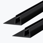 Mai & mai joint noir porte en pvc 190cm joint vertical porte douche joint dtanchit pour epaisseur ...