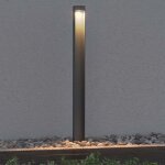 Mai & mai lampe sur pied ext�rieur lapme gris fonc� lumi�re ext�rieure 60x60x800mm eclairage ext�rieur ...